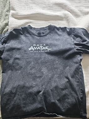 The Last Airbender MenaBlack Graphic Tee